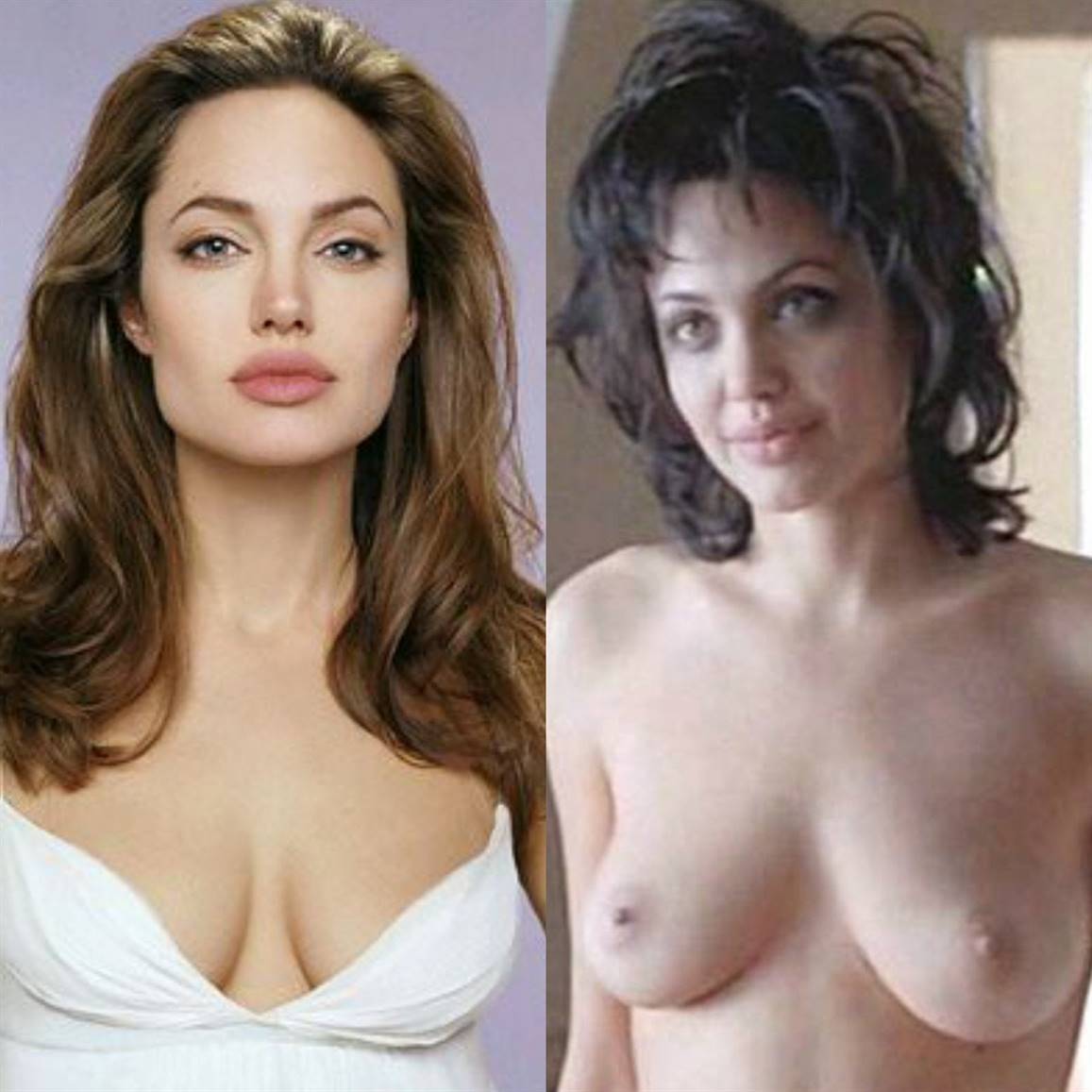 Анджелина Джоли вырез